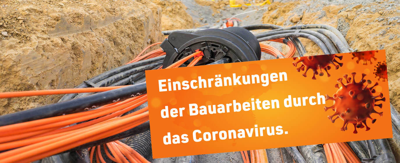 Ausbau der weißen Flecken Hamm begonnen – Auswirkung des Coronavirus